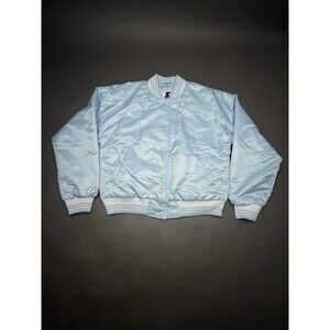 Women's Starter Light Blue Los Angeles Chargers Satin Varsity Jacket Small New